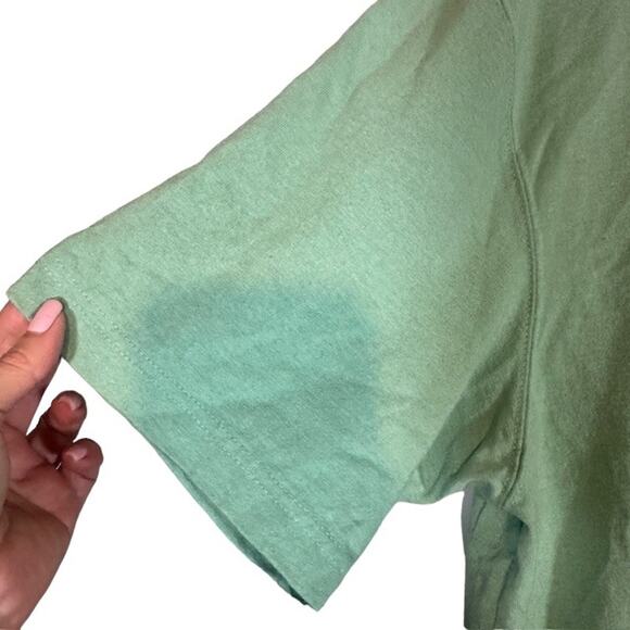 Carhartt Green Short Sleeve Cotton Blend Loose Fit T-Shirt Men Sz M - Picture 3 of 8